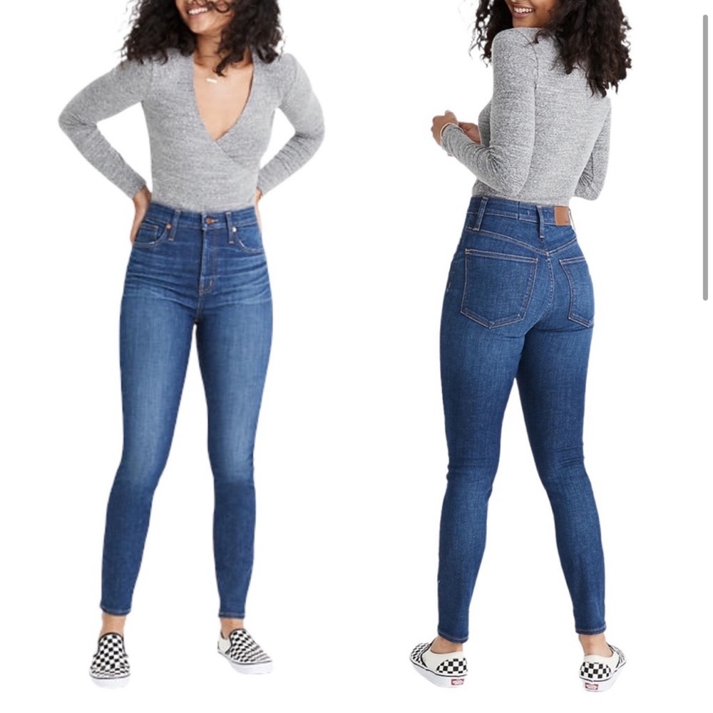 MADEWELL Curvy High-Rise Skinny Jeans AA621